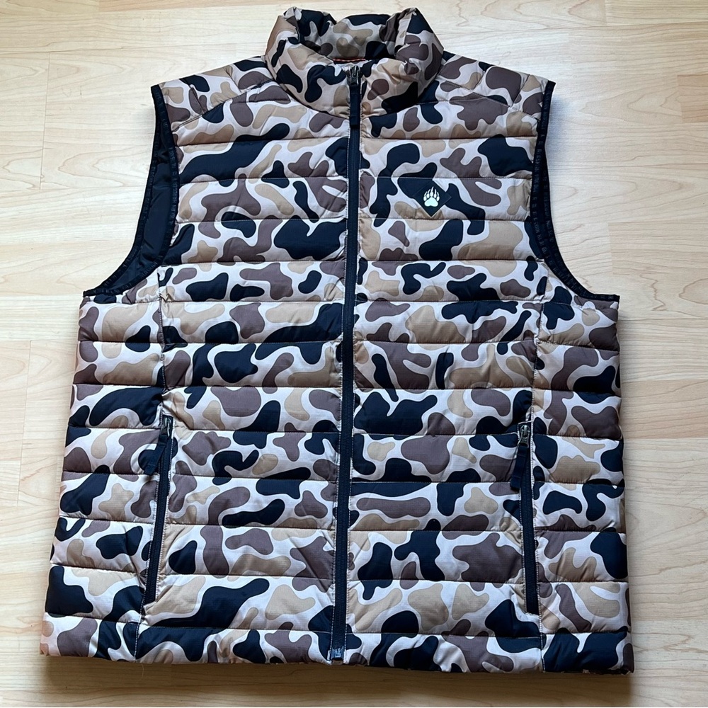 Alaskan Hardgear Duluth Mens Large Vest Camo Full Zip